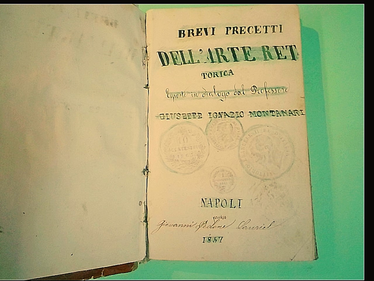 BREVI PRECETTI DELL'ARTE RETTORICA - immagine 2