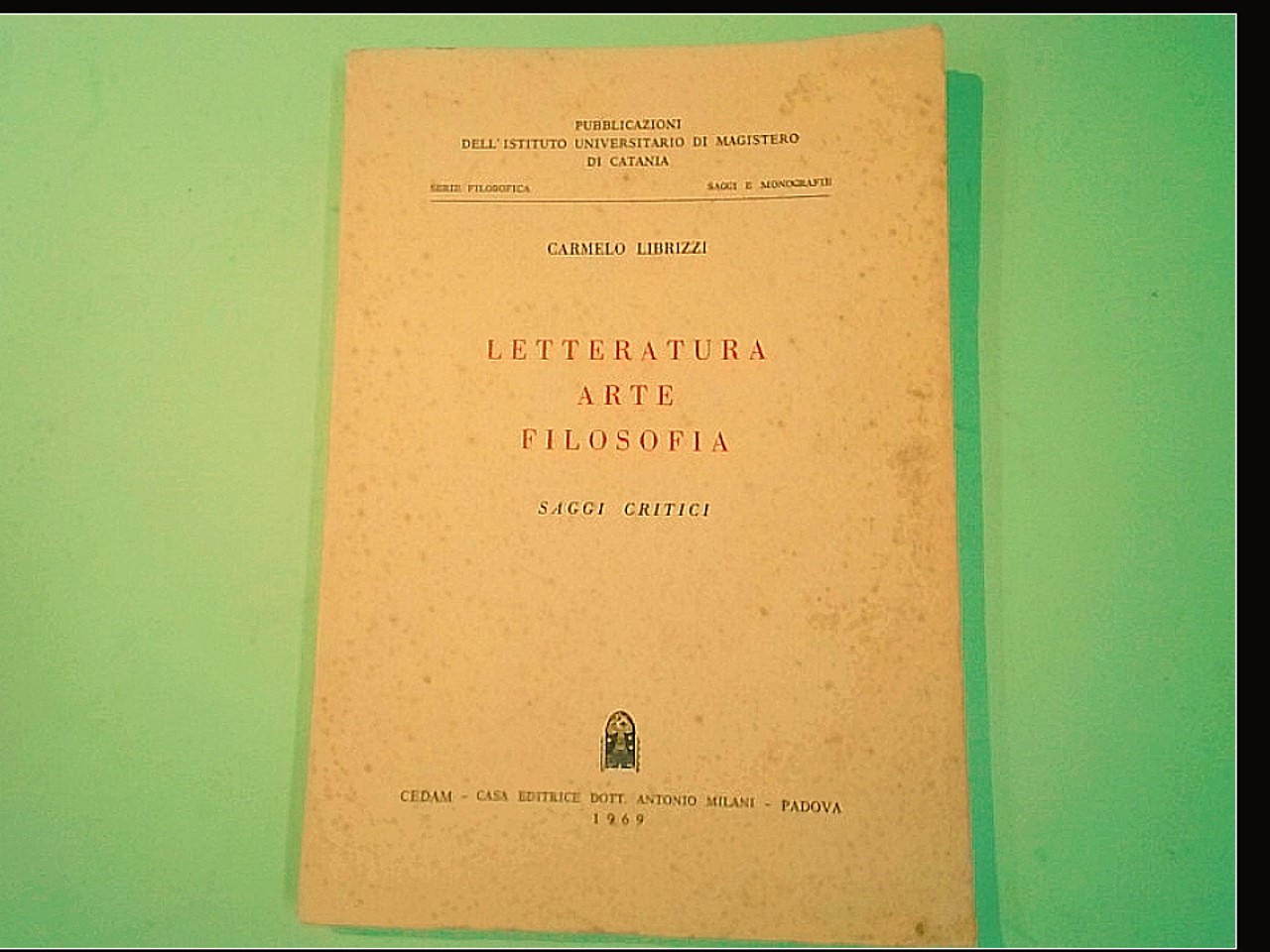 LETTERATURA ARTE FILOSOFIA