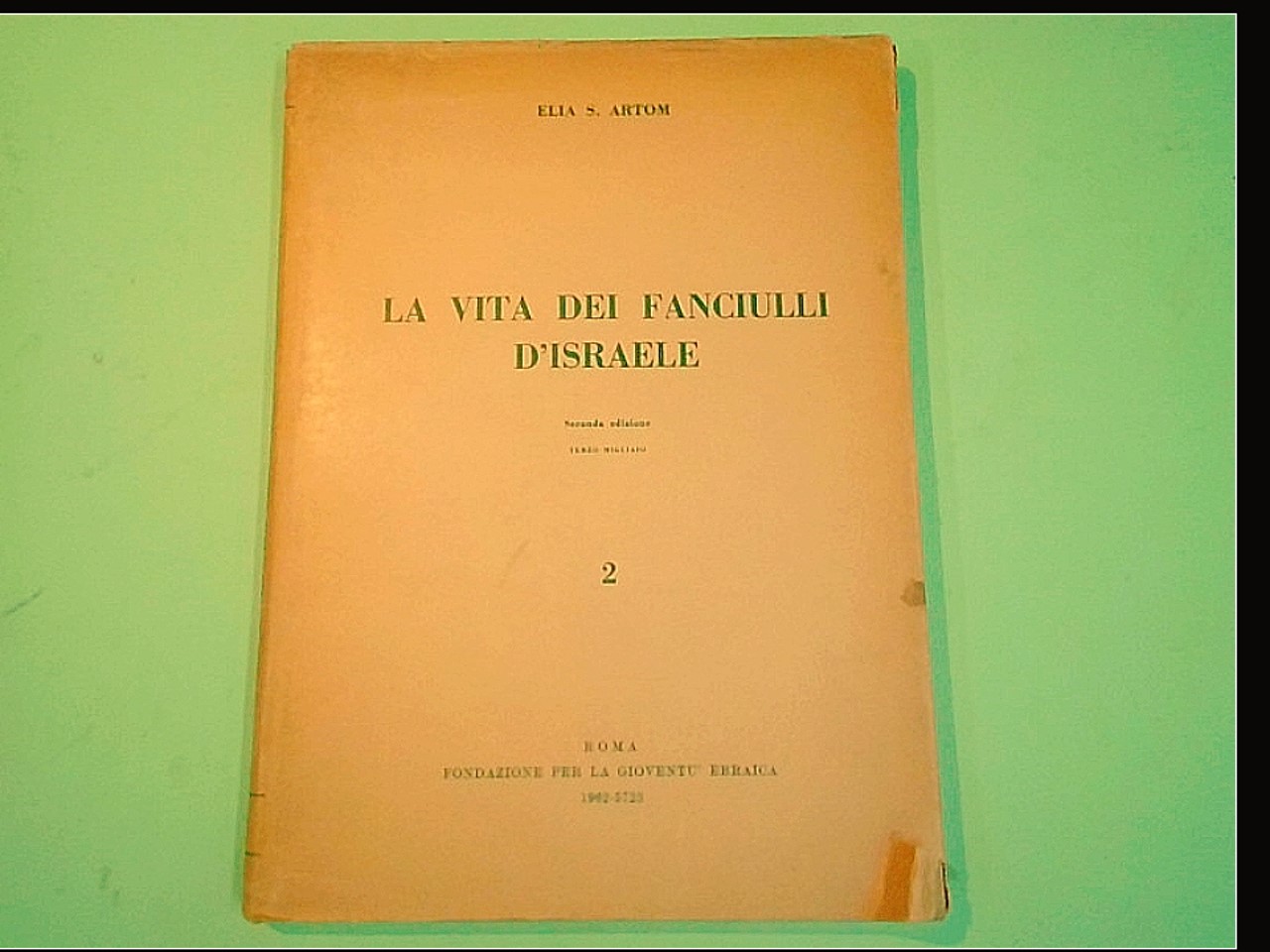 LA VITA DEI FANCIULLI D'ISRAELE 2