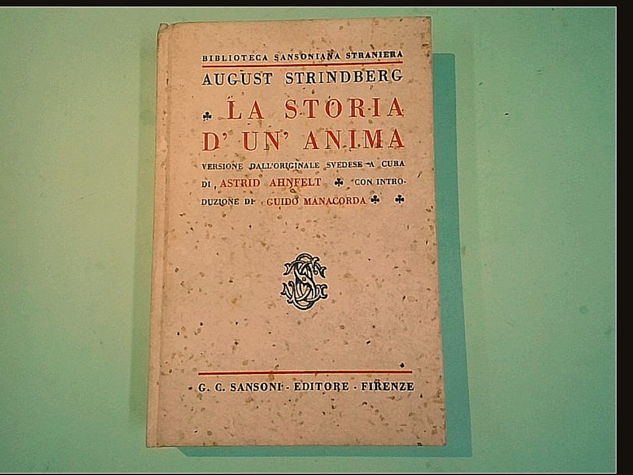 LA STORIA DI UN'ANIMA