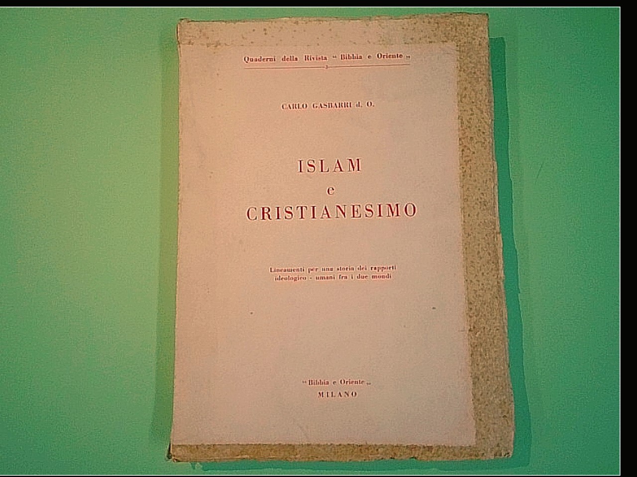 ISLAM E CRISTIANESIMO