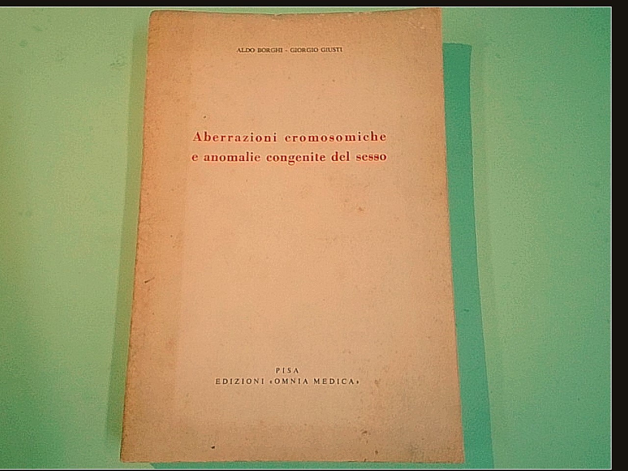 ABERRAZIONI CROMOSOMICHE E ANOMALIE CONGENITE DEL SESSO