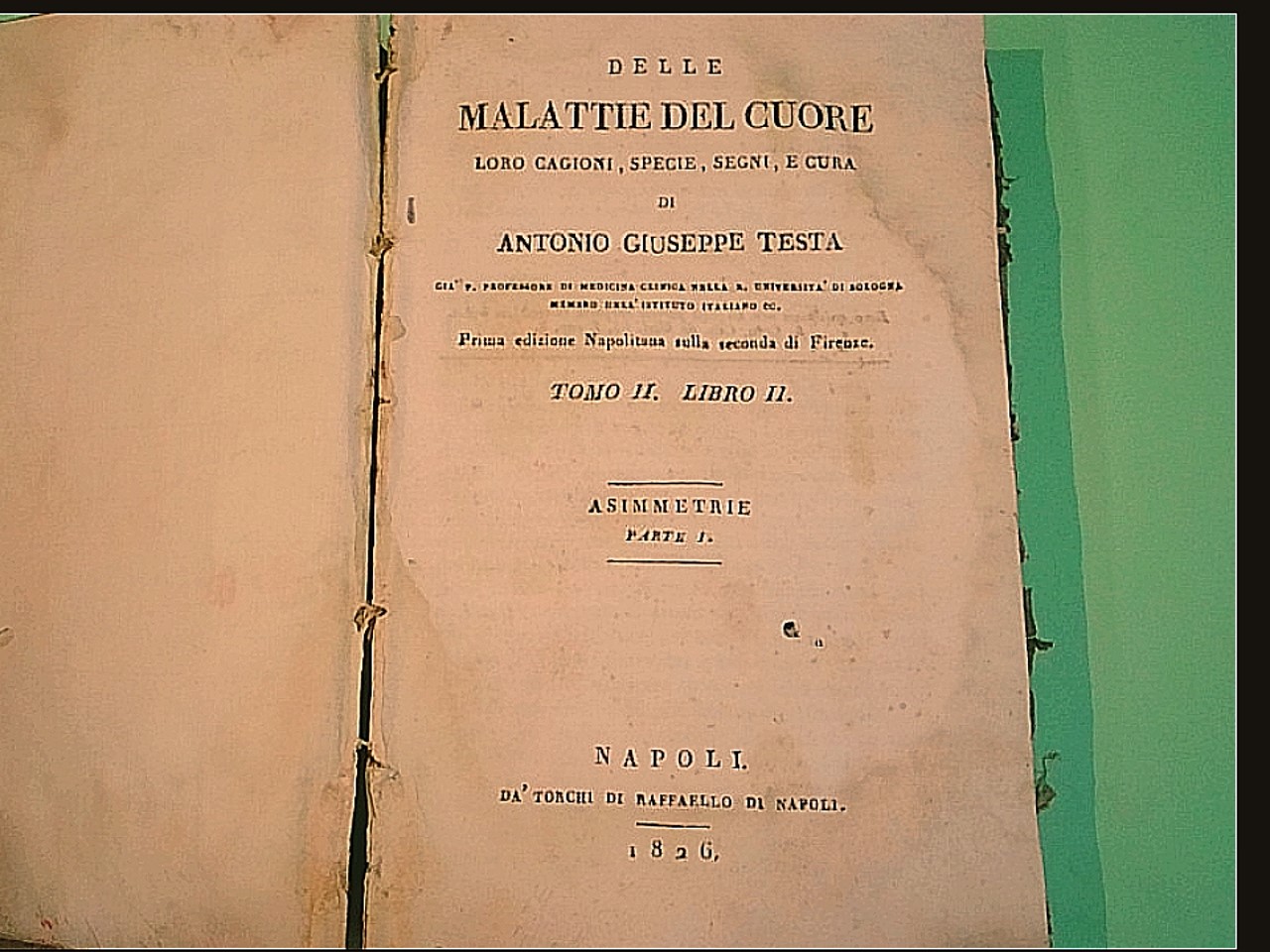 DELLE MALATTIE DEL CUORE TOMO II LIBRO II - immagine 3