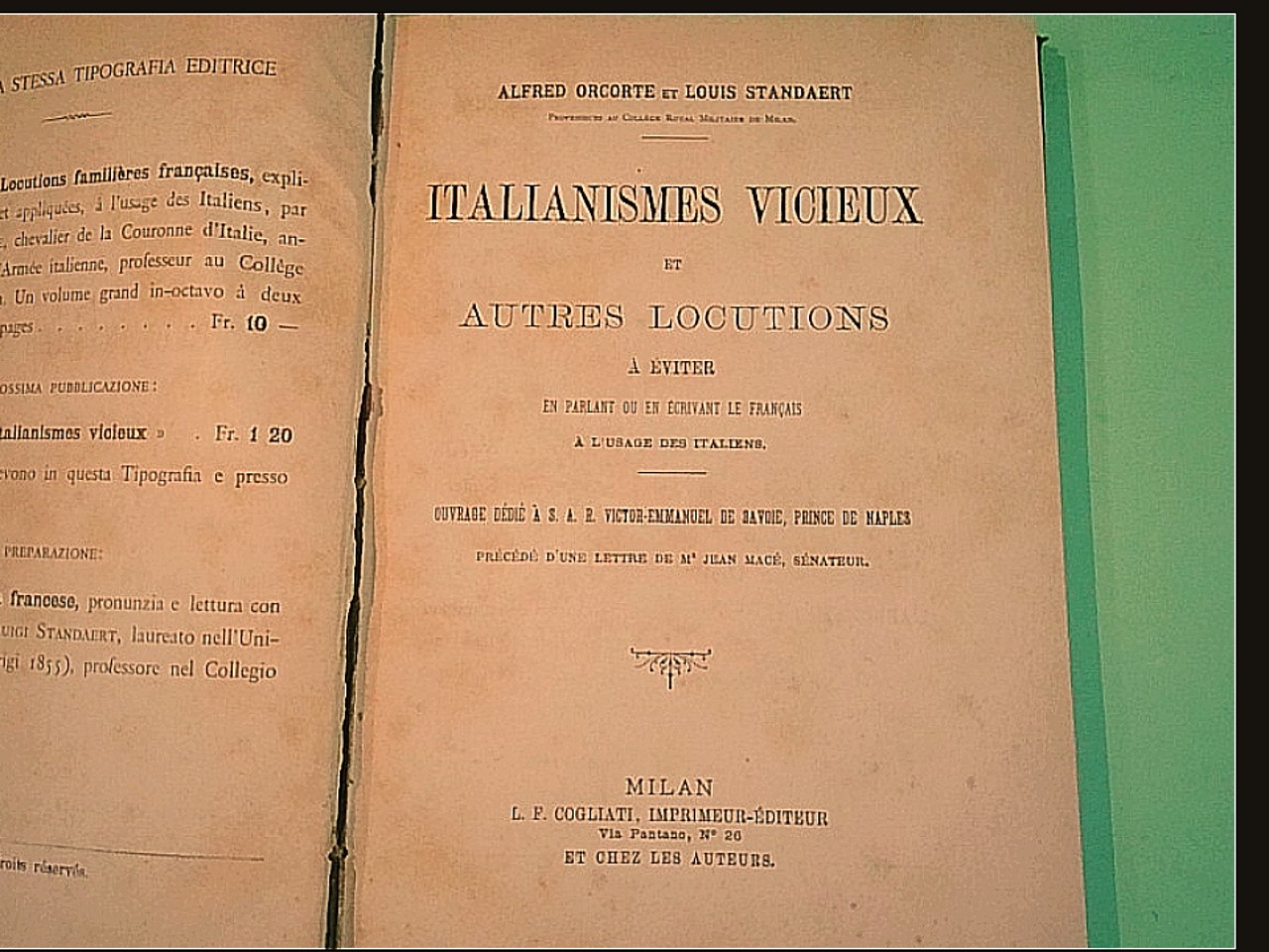 ITALIANISMES VICIEUX ET AUTRES LOCUTIONS - immagine 3