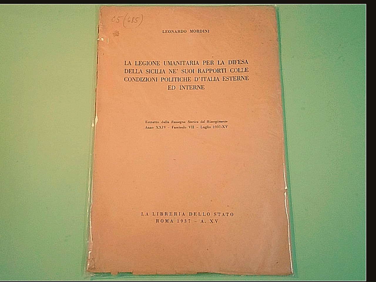 LA LEGIONE UMANITARIA PER LA DIFESA DELLA SICILIA