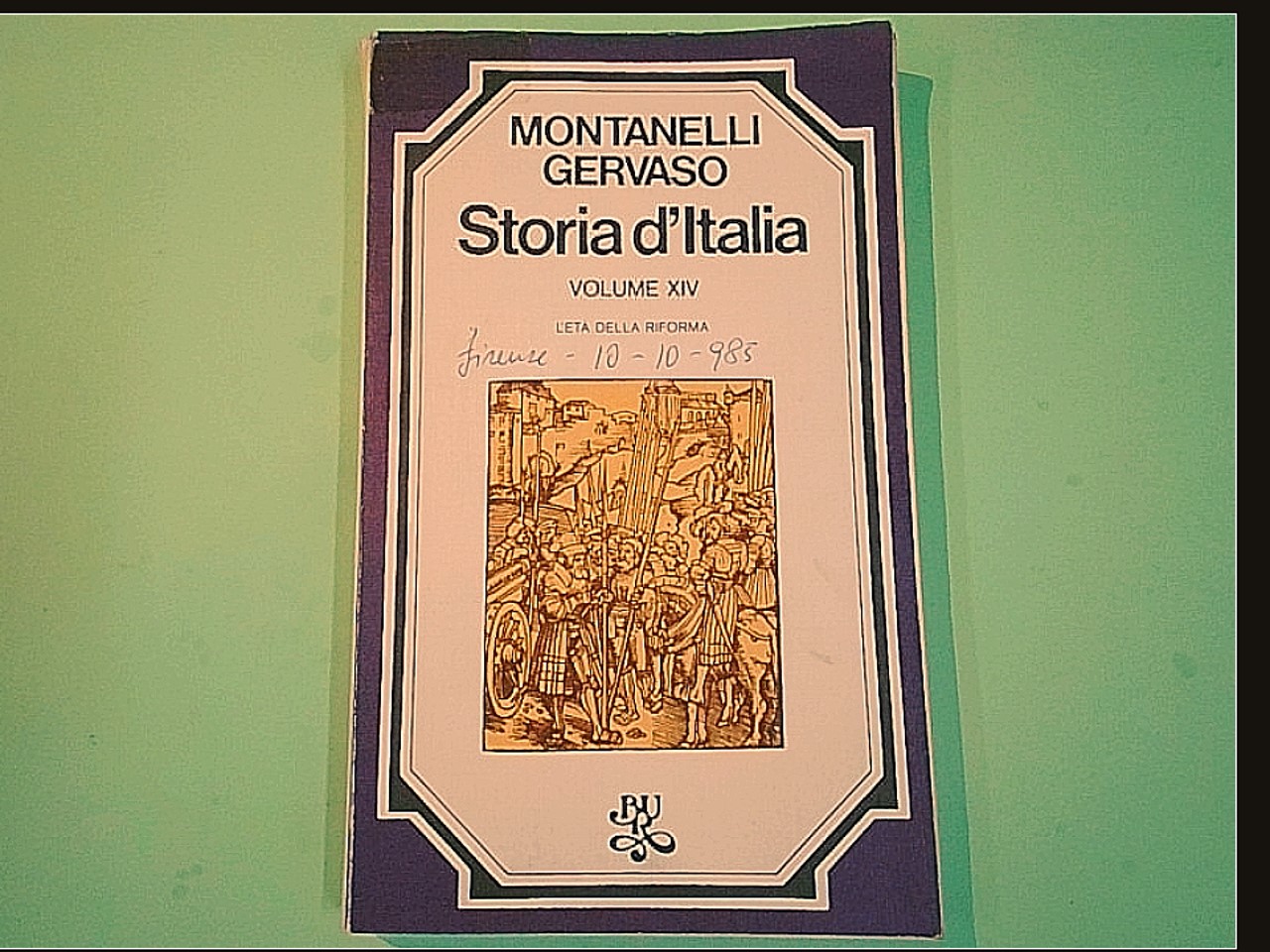 STORIA D'ITALIA VOL XIV L'ETÀ DELLA RIFORMA