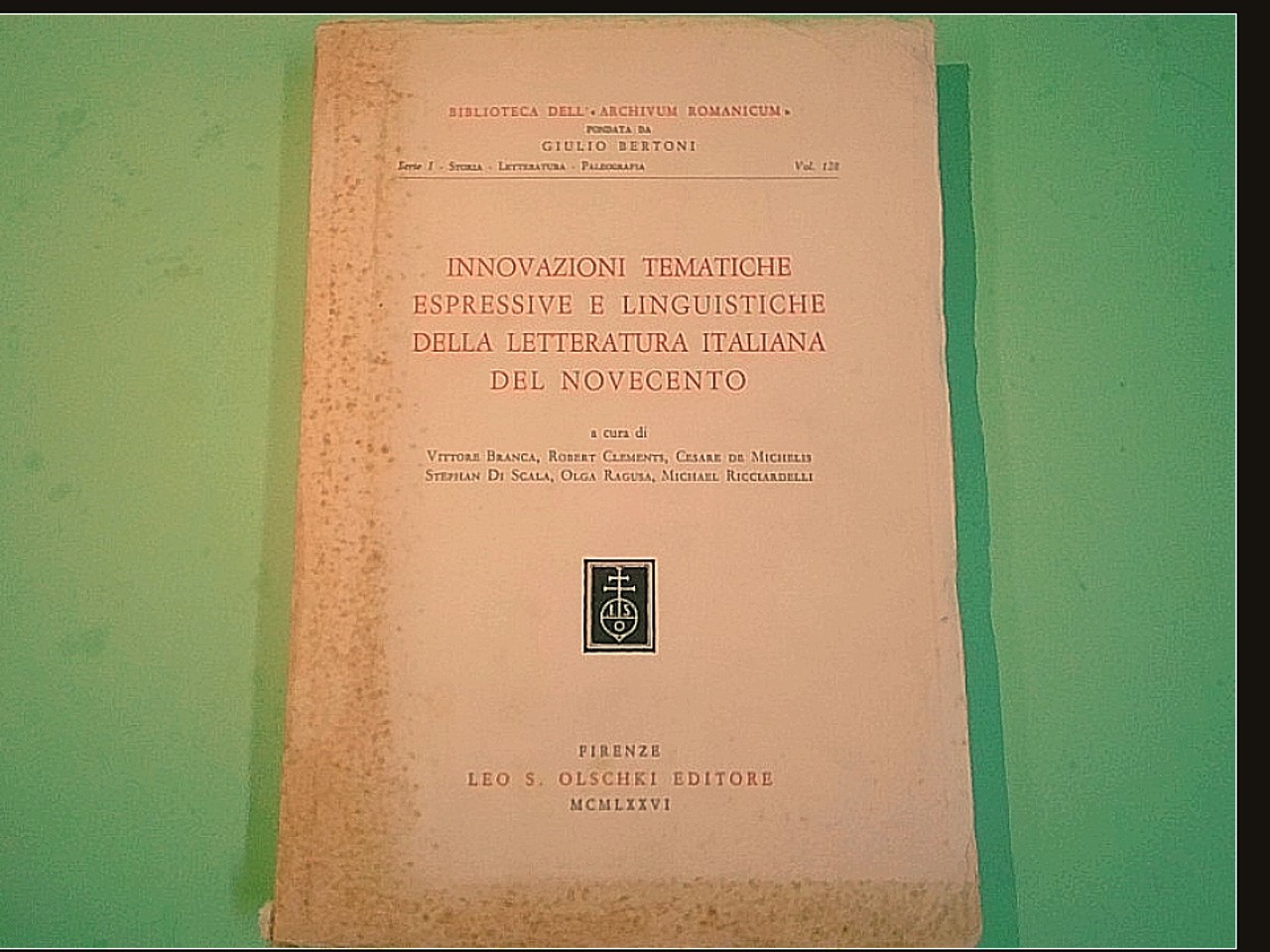 INNOVAZIONI TEMATICHE ESPRESSIVE E LINGUISTICHE DELLA LETTERATURA ITALIANA DEL 900