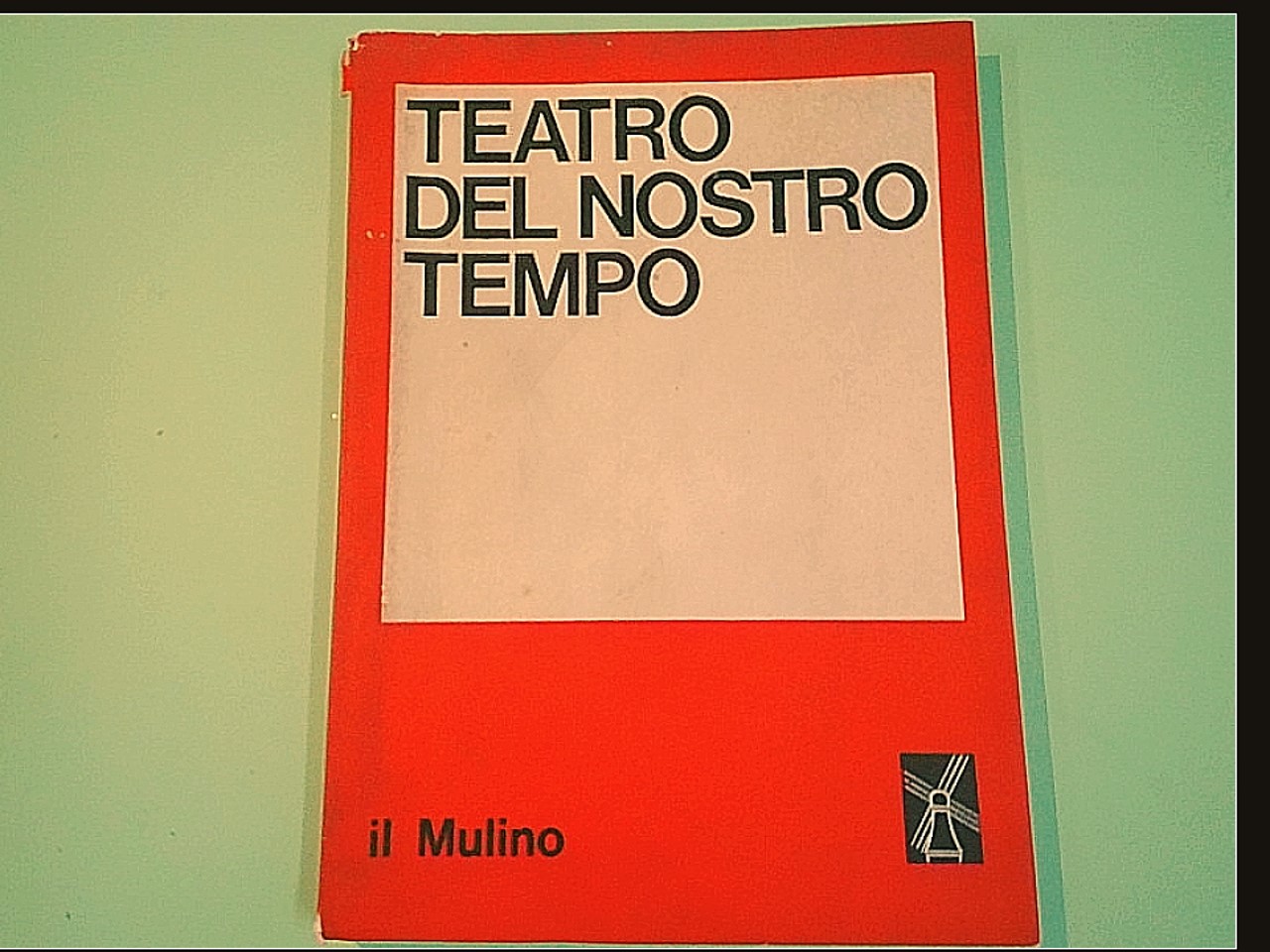 TEATRO DEL NOSTRO TEMPO ATTI DEL CONVEGNO OTTOBRE 1966