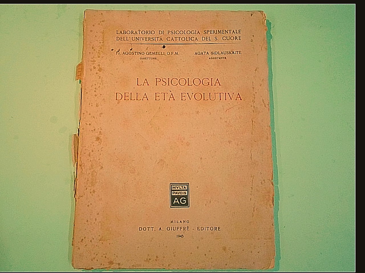 LA PSICOLOGIA DELL'ETÀ EVOLUTIVA