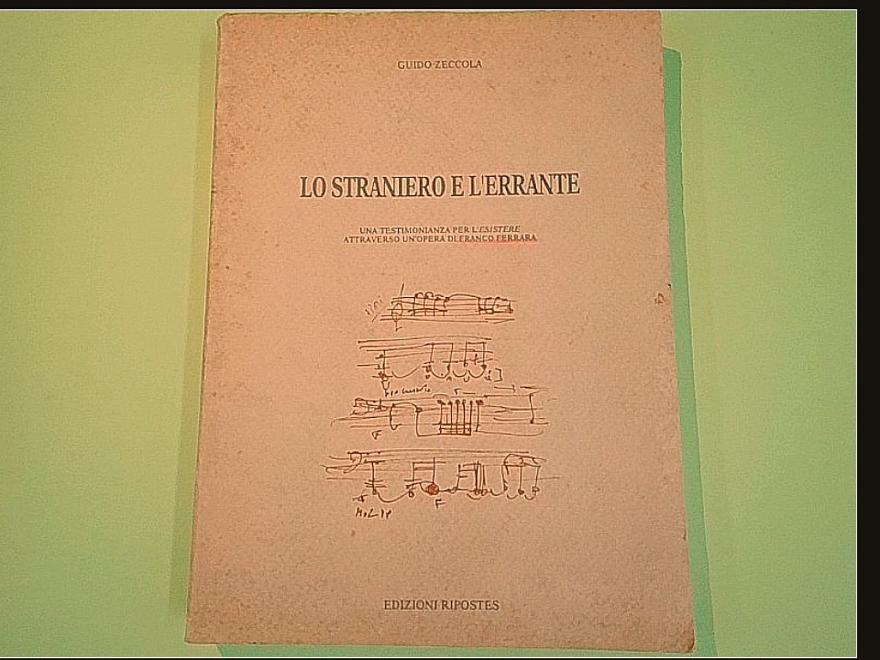 LO STRANIERO E L'ERRANTE