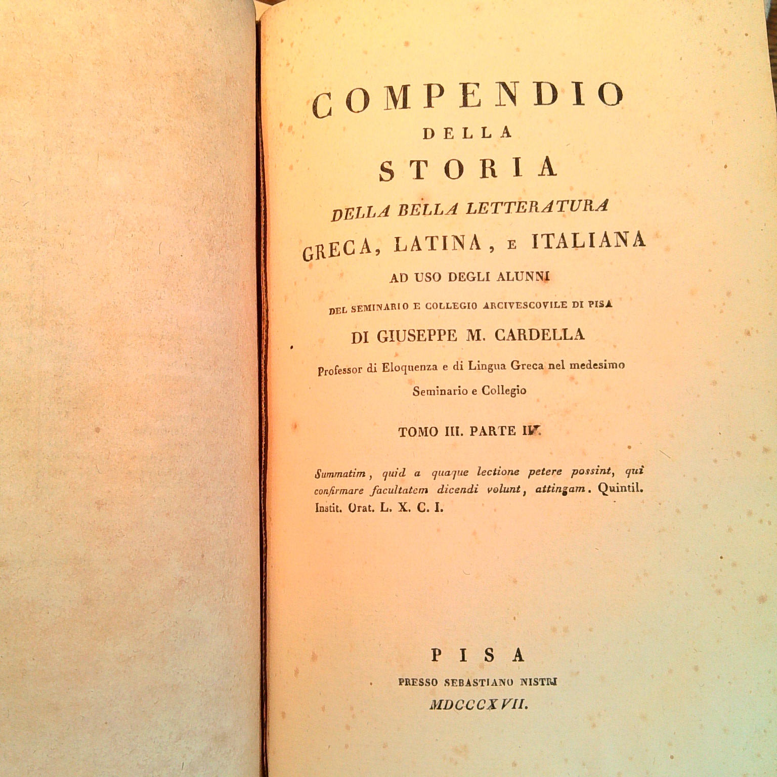 COMPENDIO STORIA BELLA LETTERATURA TOMO II PARTE III E IV - immagine 3