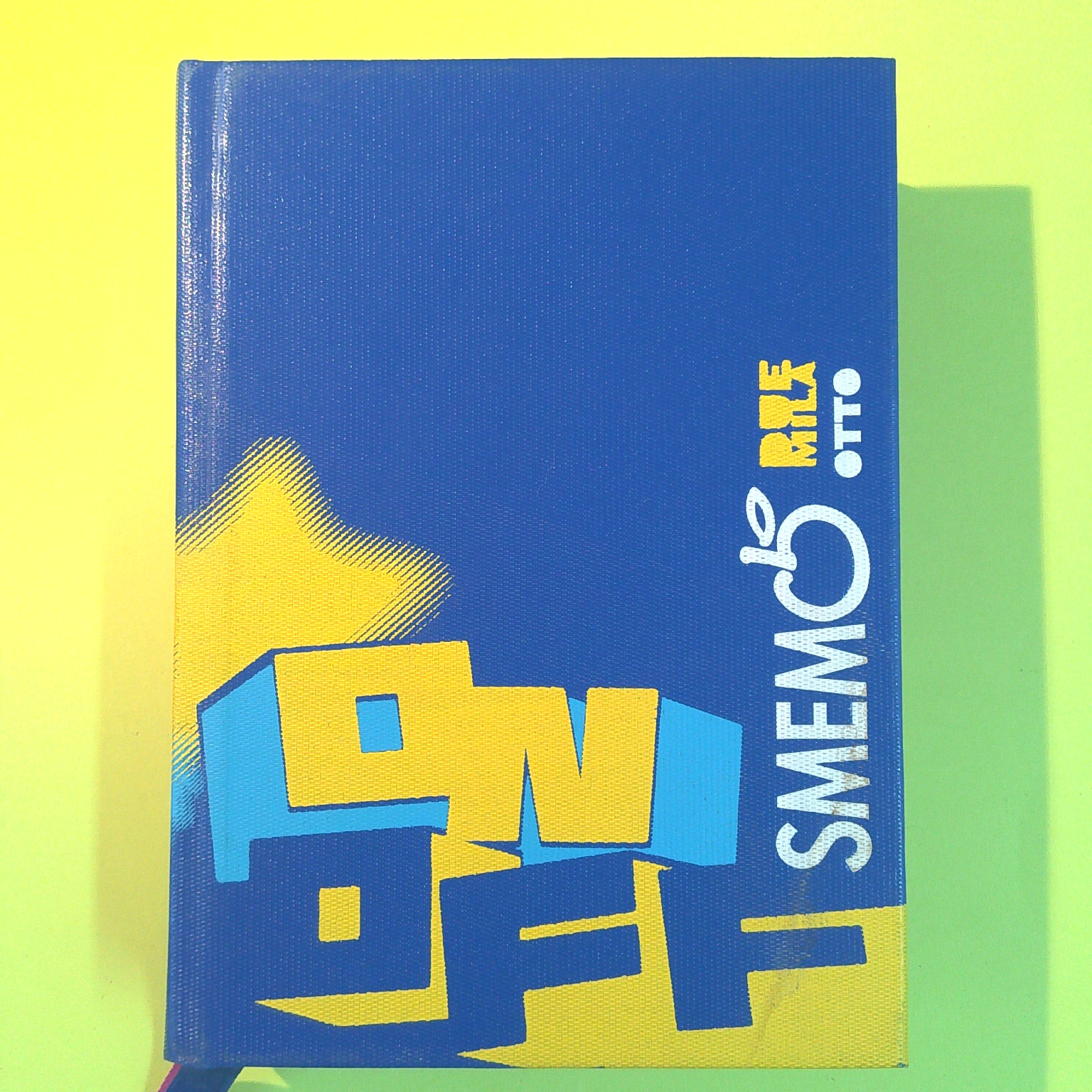 SMEMORANDA SMEMO DIARIO AGENDA 2008 BLU GIALLO