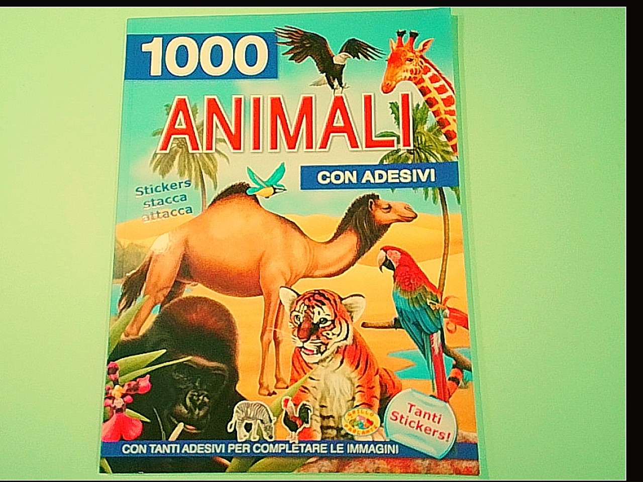 1000 ANIMALI CON ADESIVI