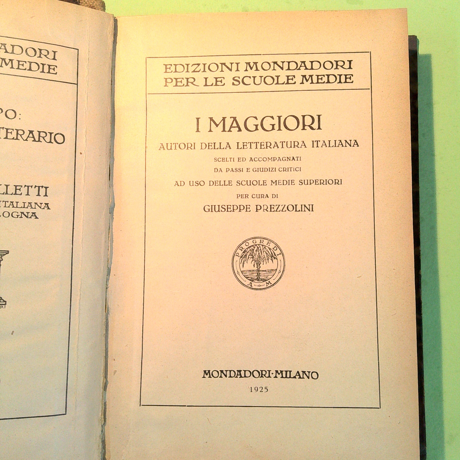 I MAGGIORI AUTORI DELLA LETTERATURA ITALIANA - immagine 2