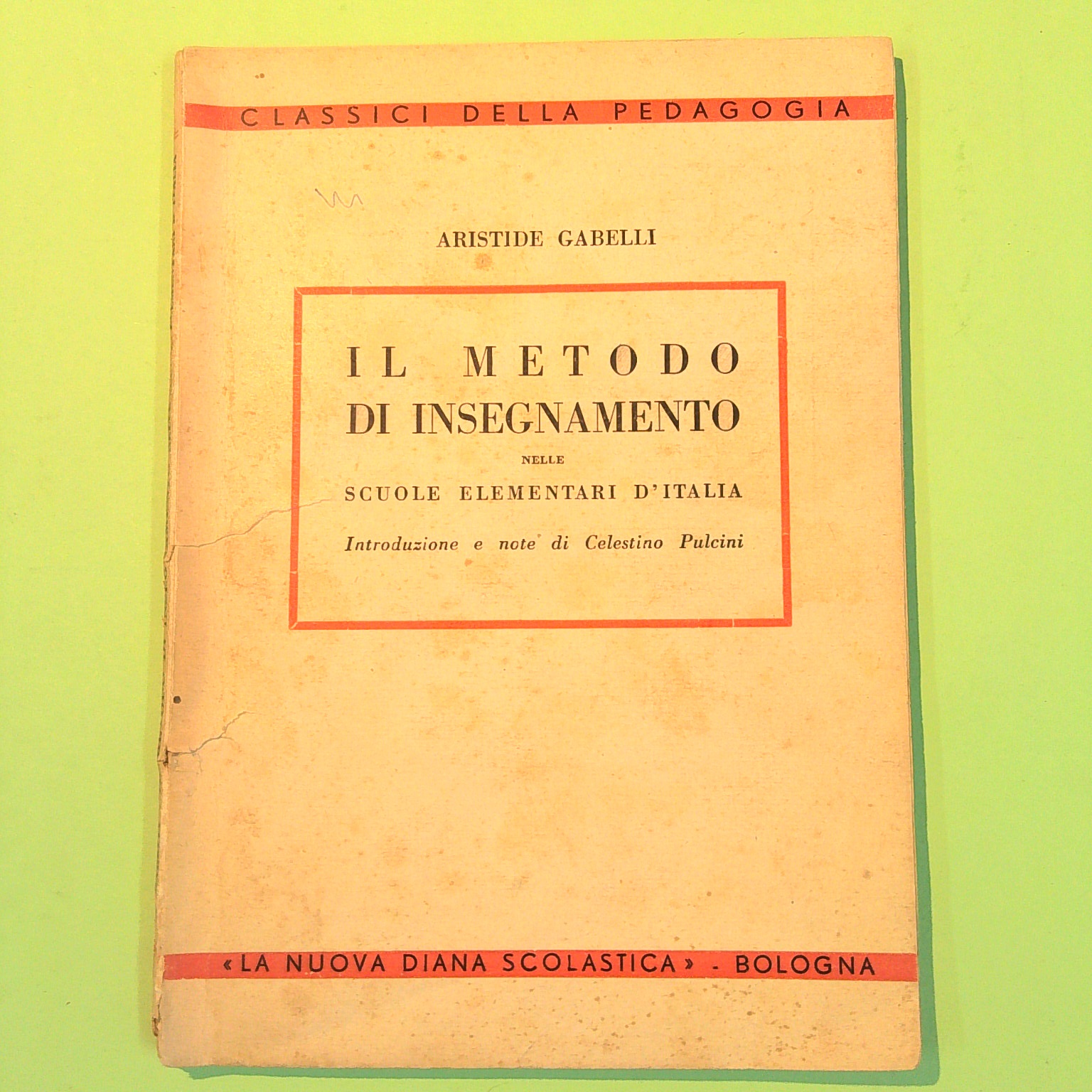 IL METODO DI INSEGNAMENTO NELLE SCUOLE ELEMENTARI D'ITALIA