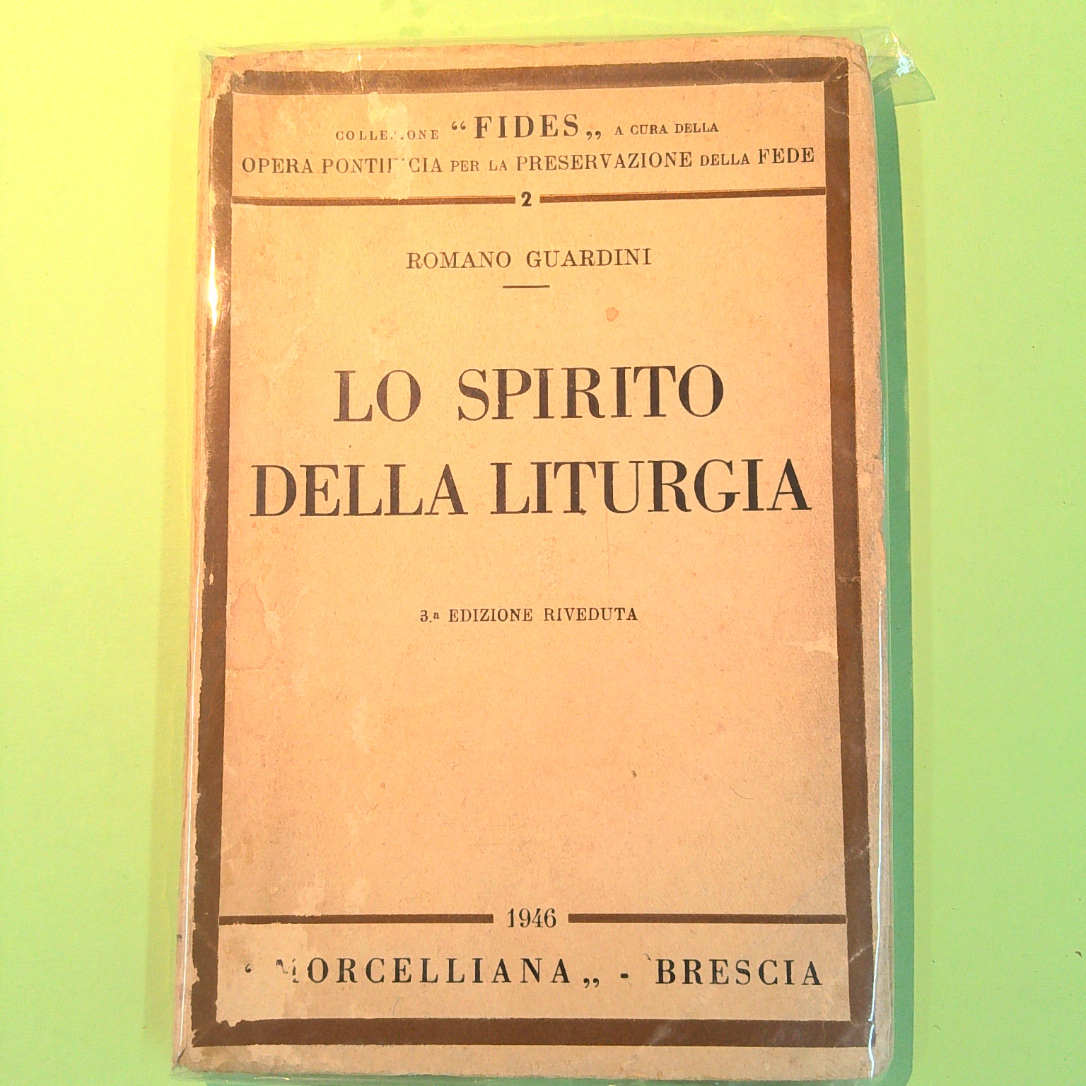 LO SPIRITO DELLA LITURGIA