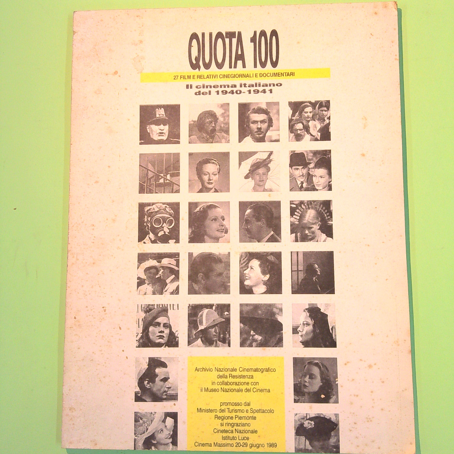 QUOTA 100 IL CINEMA ITALIANO DEL 1940-1941