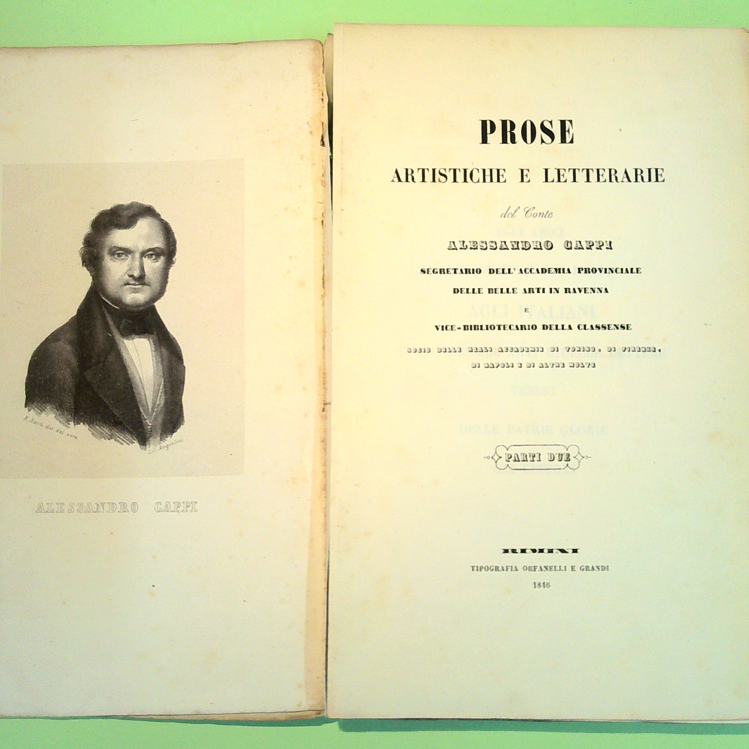 PROSE ARTISTICHE E LETTERARIE