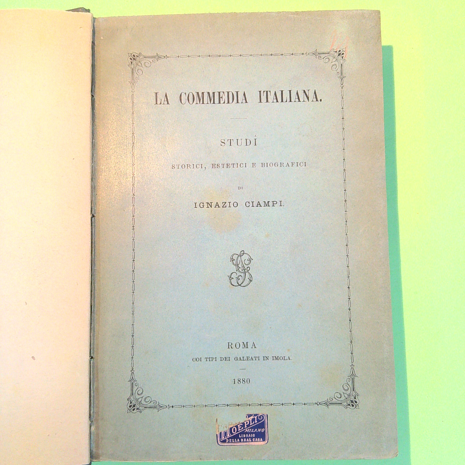 LA COMMEDIA ITALIANA - immagine 2