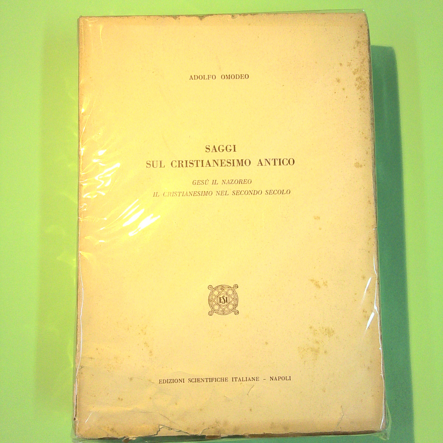 SAGGI SUL CRISTIANESIMO ANTICO