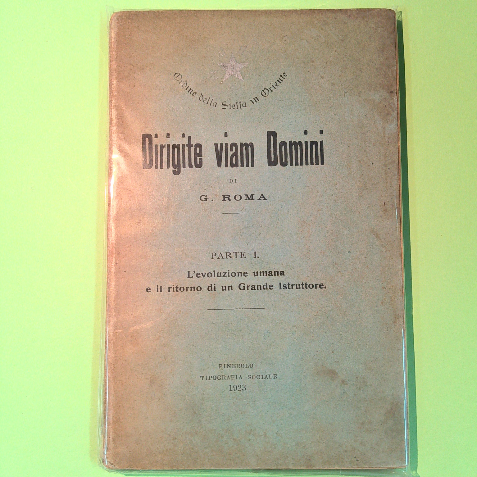 DIRIGITE VIAM DOMINI ROMA