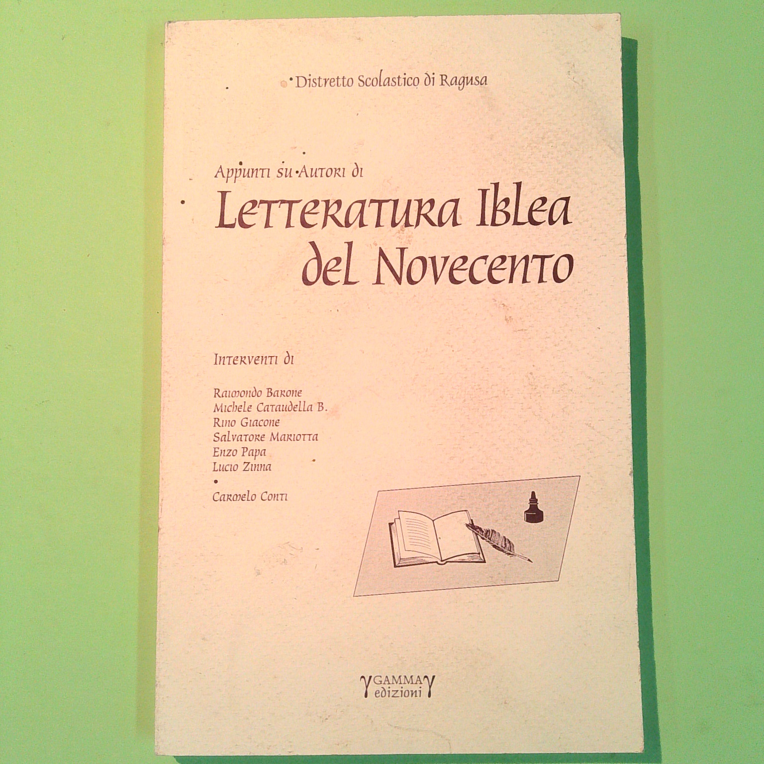 LETTERATURA IBLEA DEL NOVECENTO
