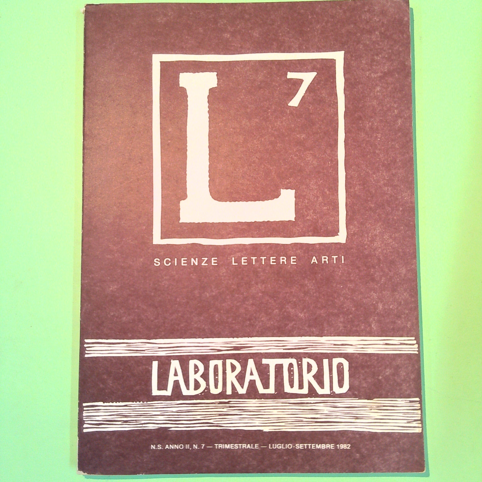 LABORATORIO 7 LUGLIO SETTEMBRE 1982