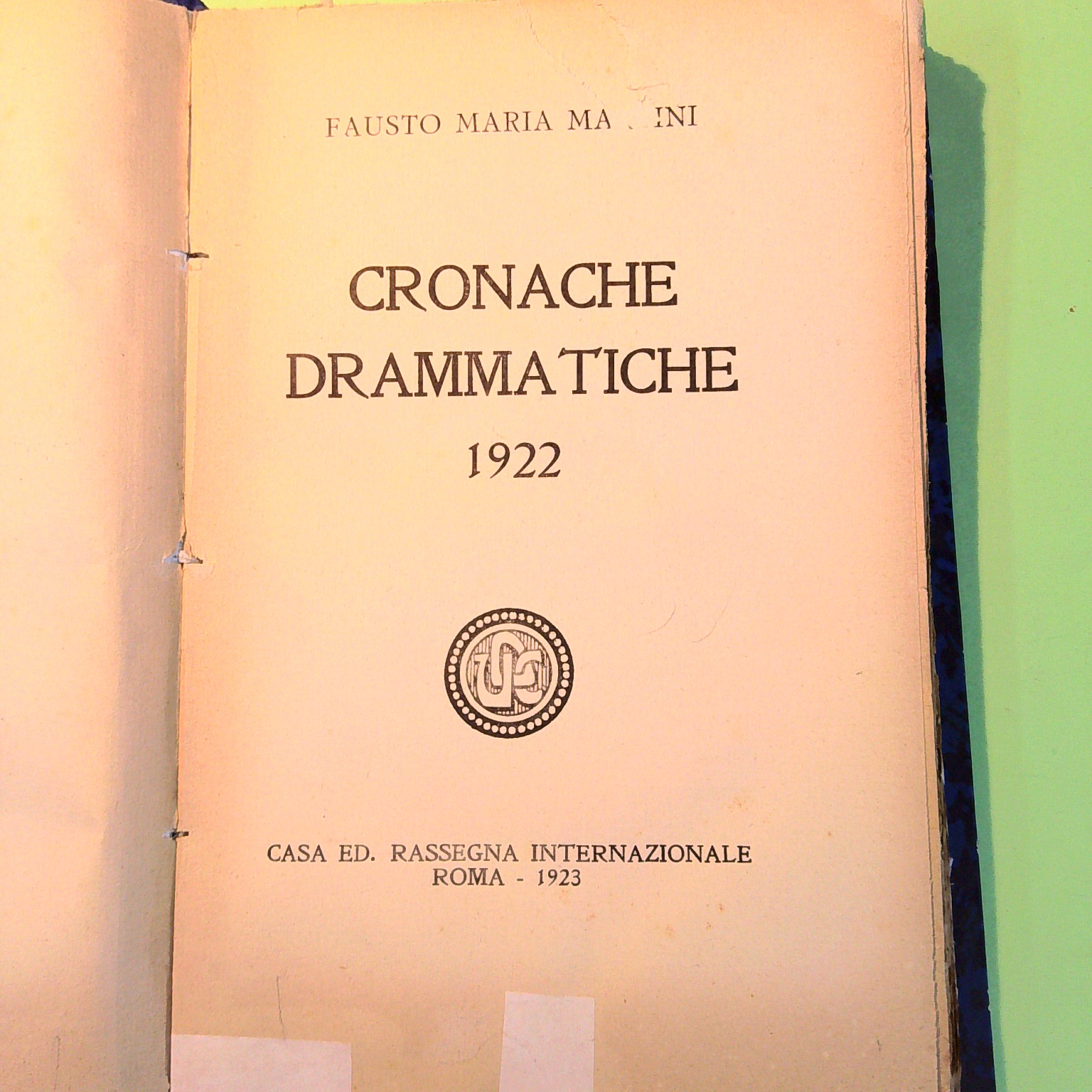 CRONACHE DRAMMATICHE 1922 - immagine 2