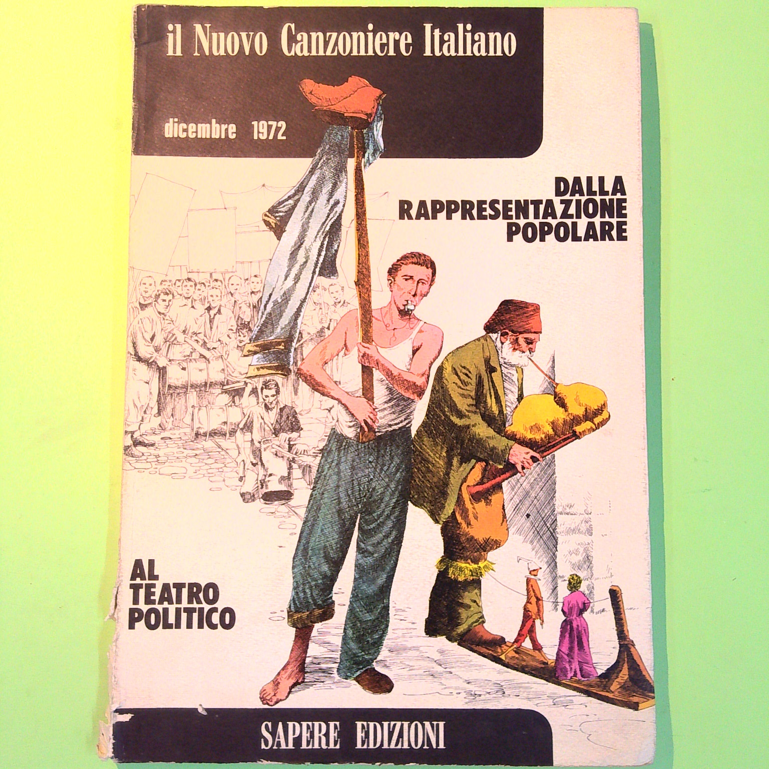 IL NUOVO CANZONIERE ITALIANO DICEMBRE 1972 SAPERE EDIZIONI