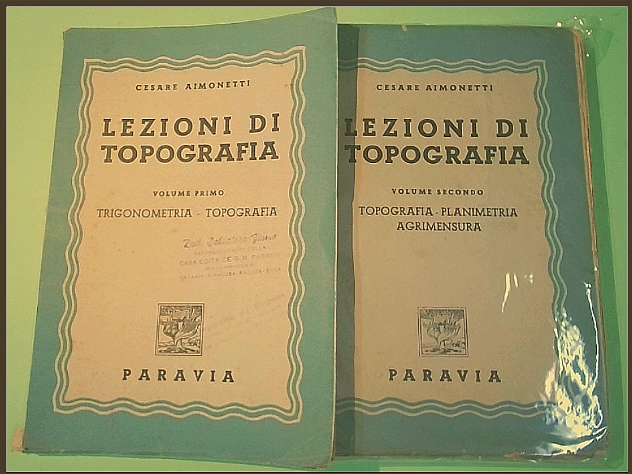 LEZIONI DI TOPOGRAFIA VOL I E II