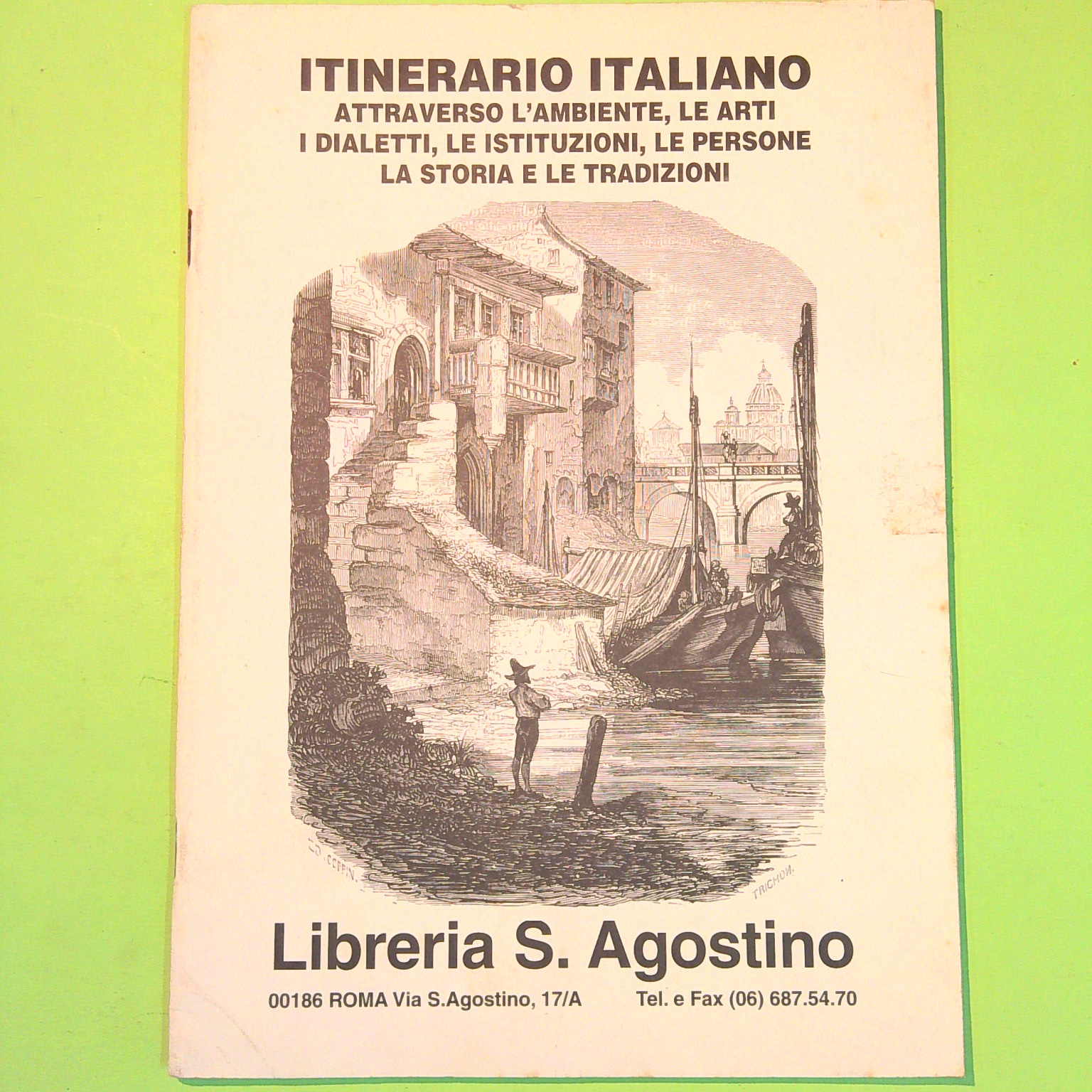 ITINERARIO ITALIANO CATALOGO LIBRERIA S. AGOSTINO