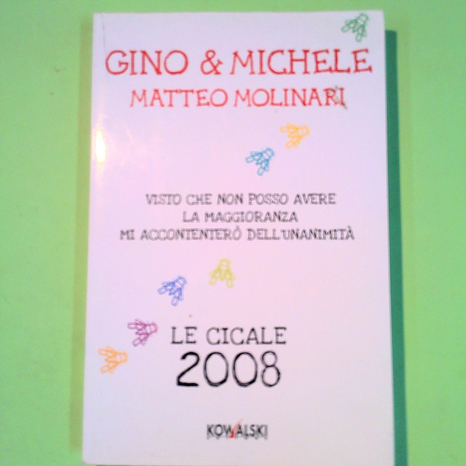 VISTO CHE NON POSSO AVERE LA MAGGIORANZA