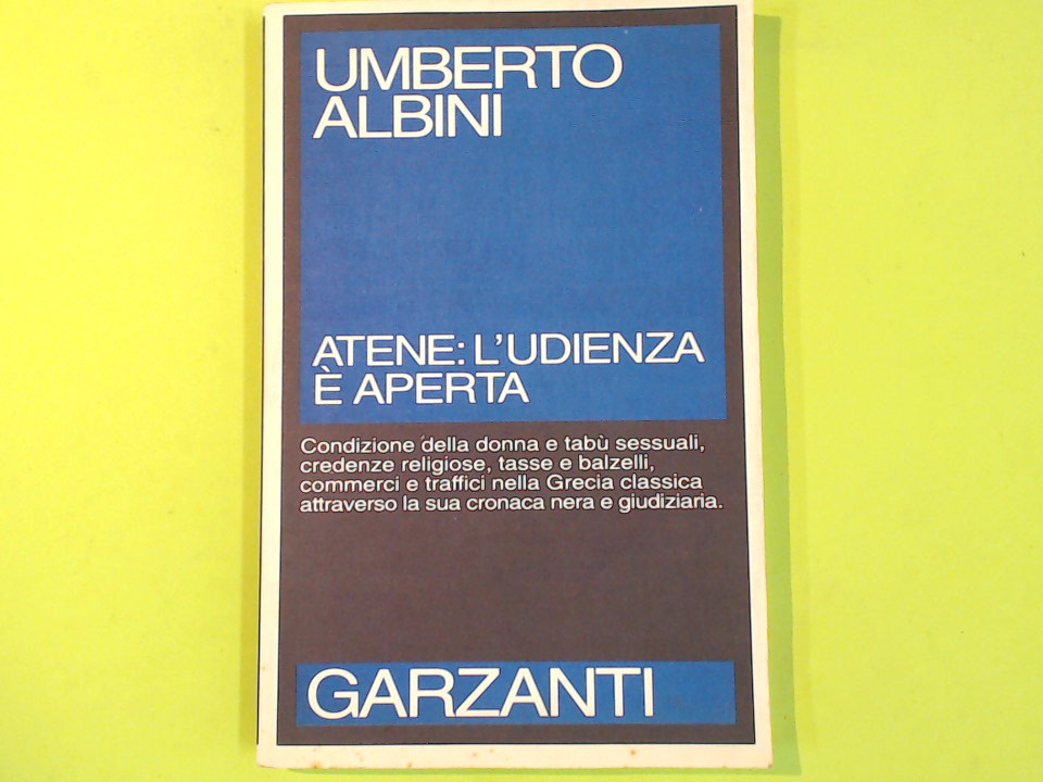 ATENE L'UDIENZA È APERTA