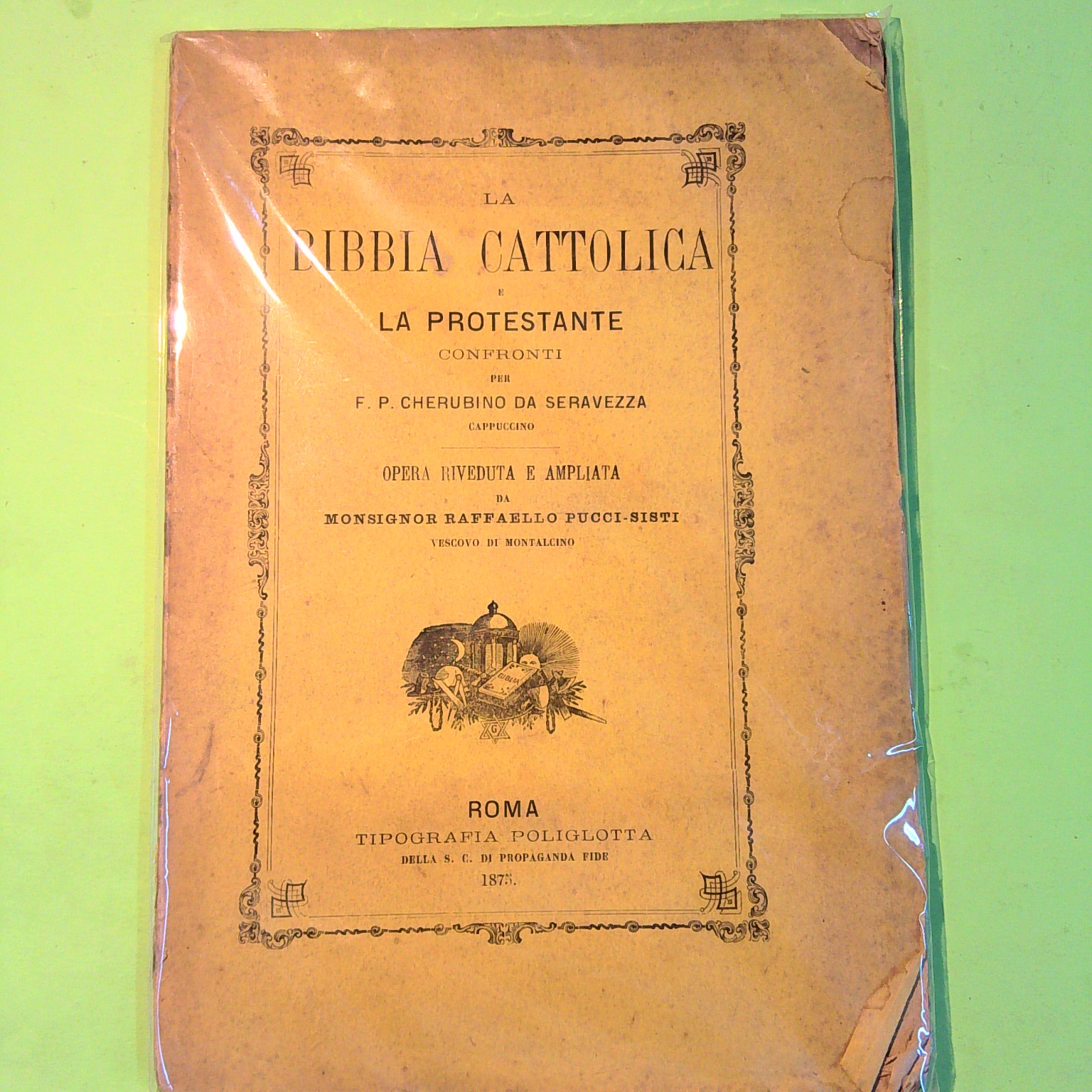 LA BIBBIA CATTOLICA E LA PROTESTANTE CONFRONTI