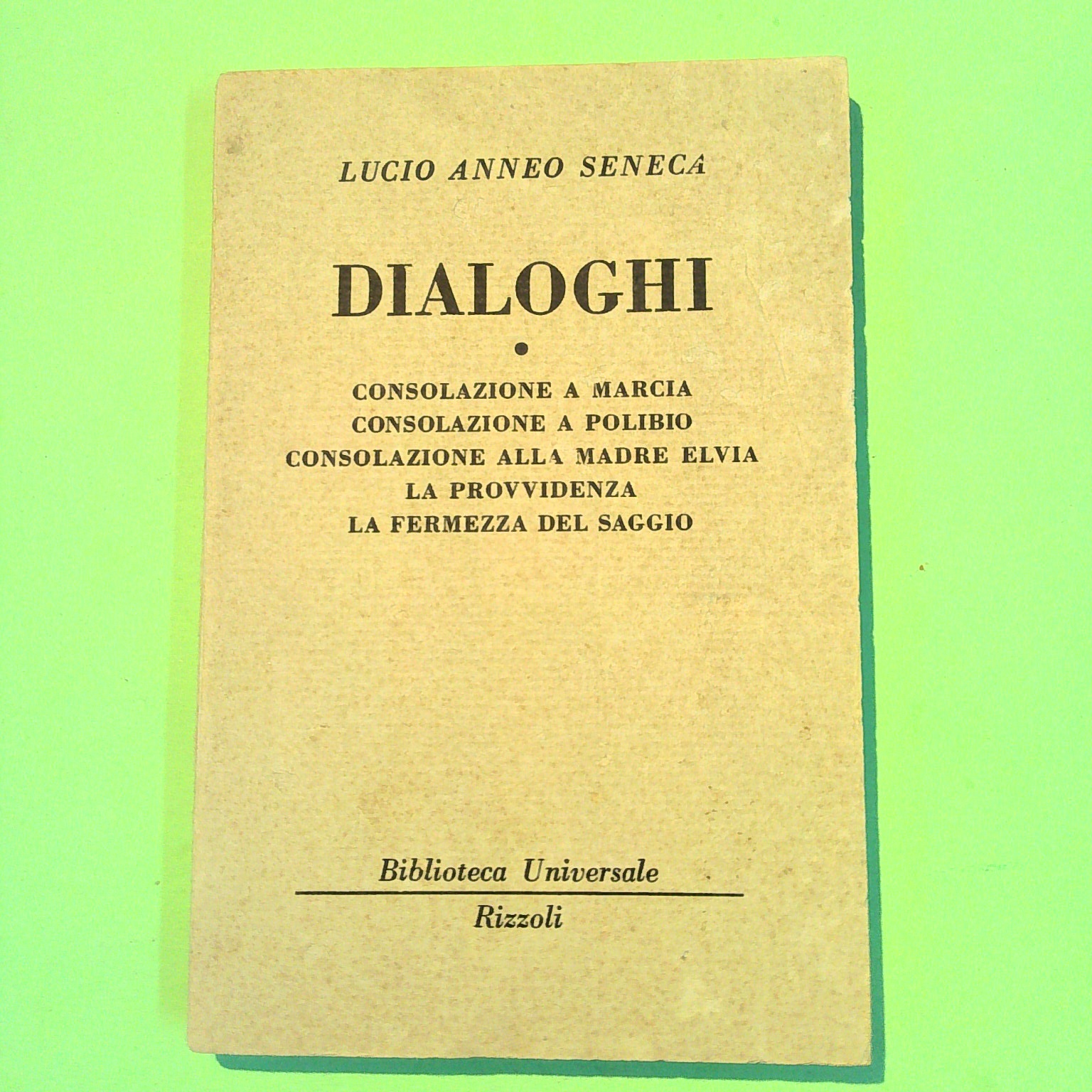 DIALOGHI SENECA VOL I