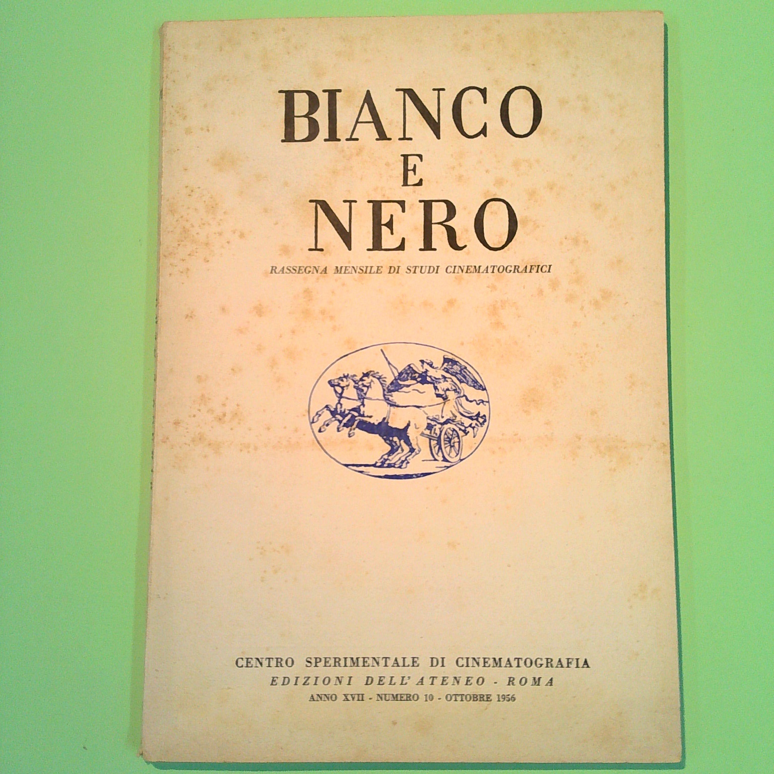 BIANCO E NERO OTTOBRE 1956 N. 10