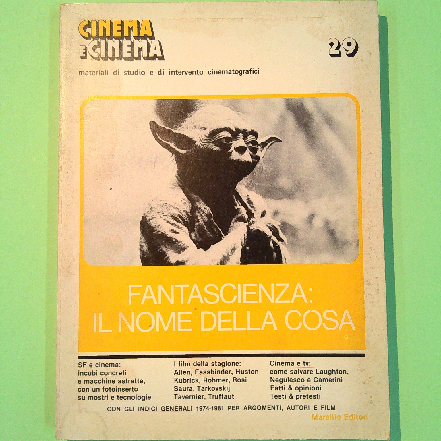 CINEMA E CINEMA OTTOBRE DICEMBRE 1981 N. 29