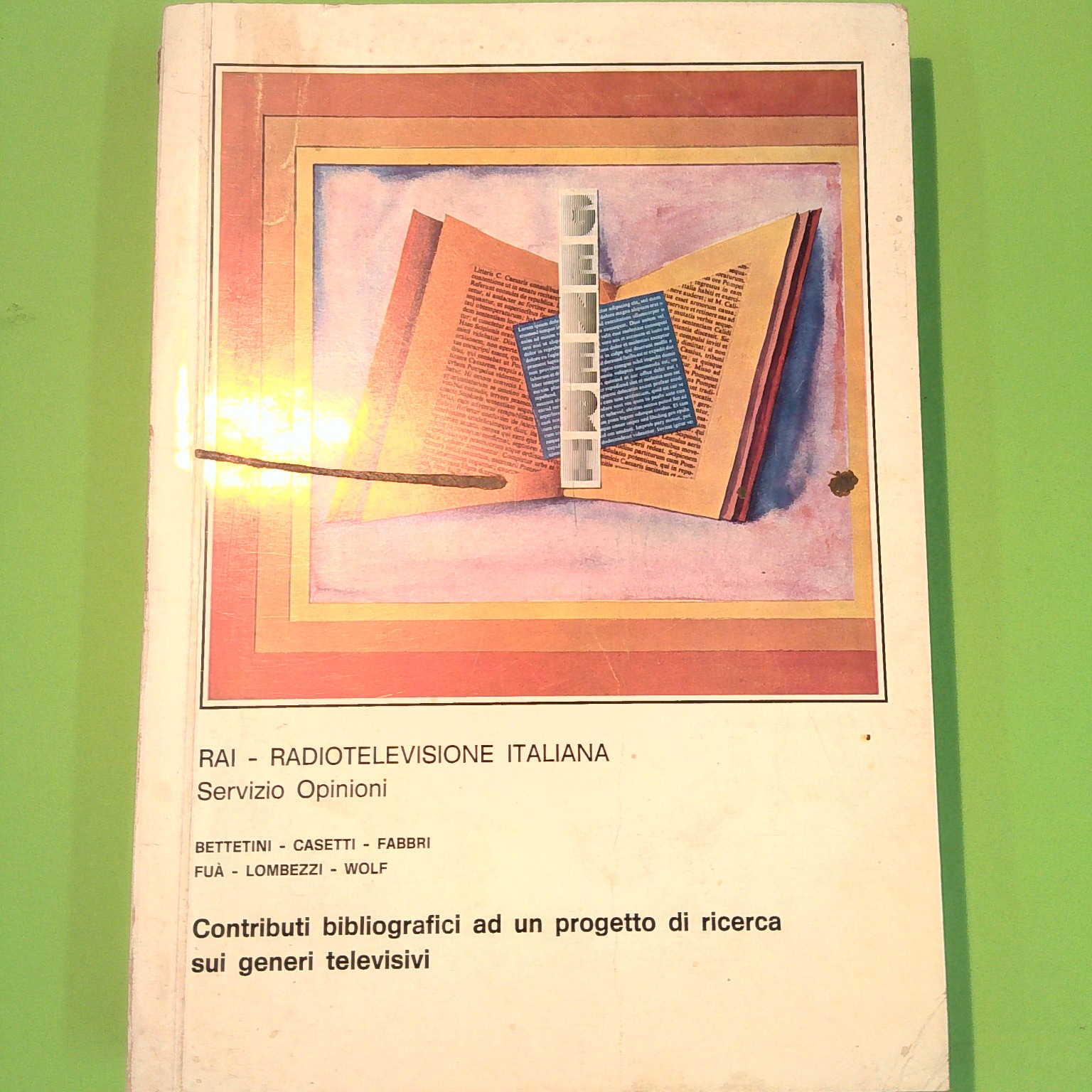 RAI RADIO TELEVISIONE ITALIANA SERVIZIO OPINIONI