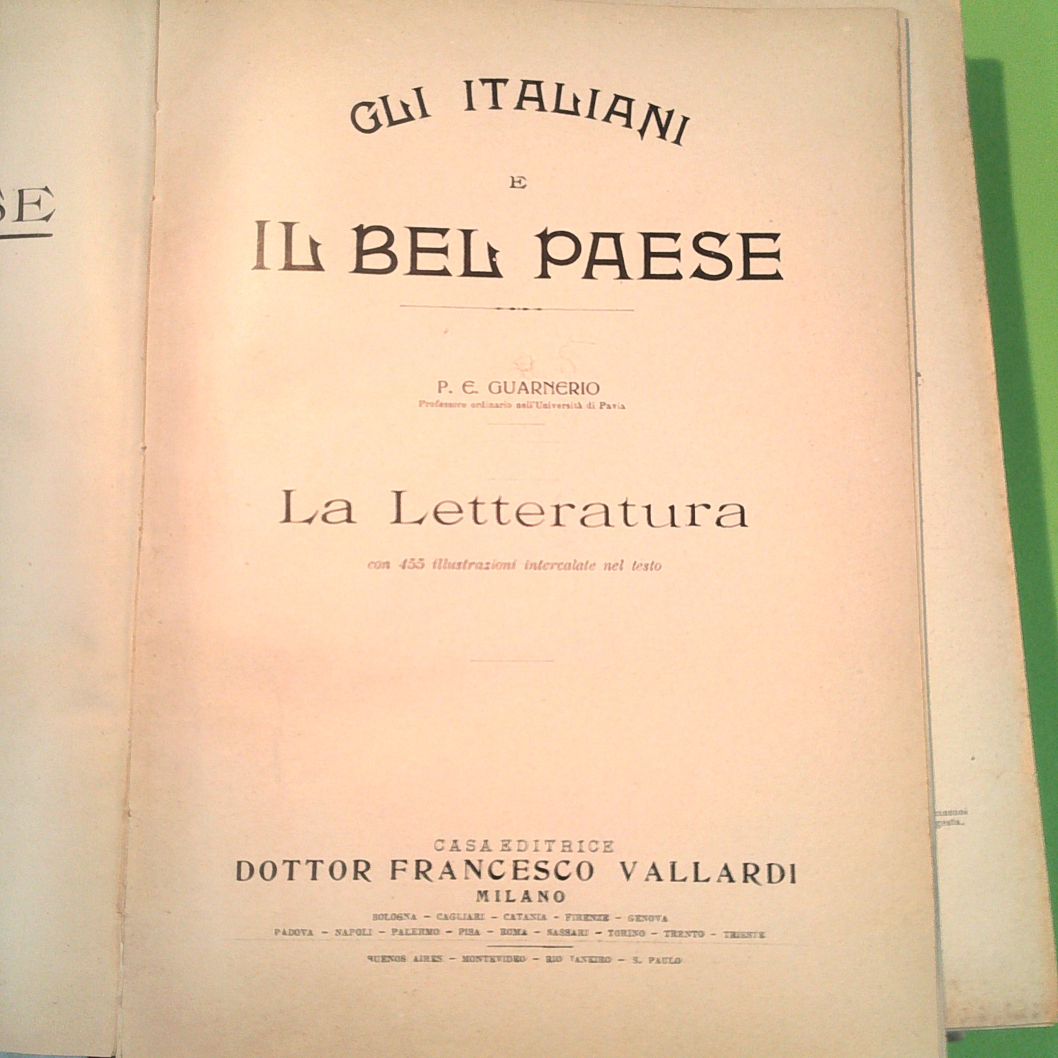 GLI ITALIANI E IL BEL PAESE LA LETTERATURA - immagine 2