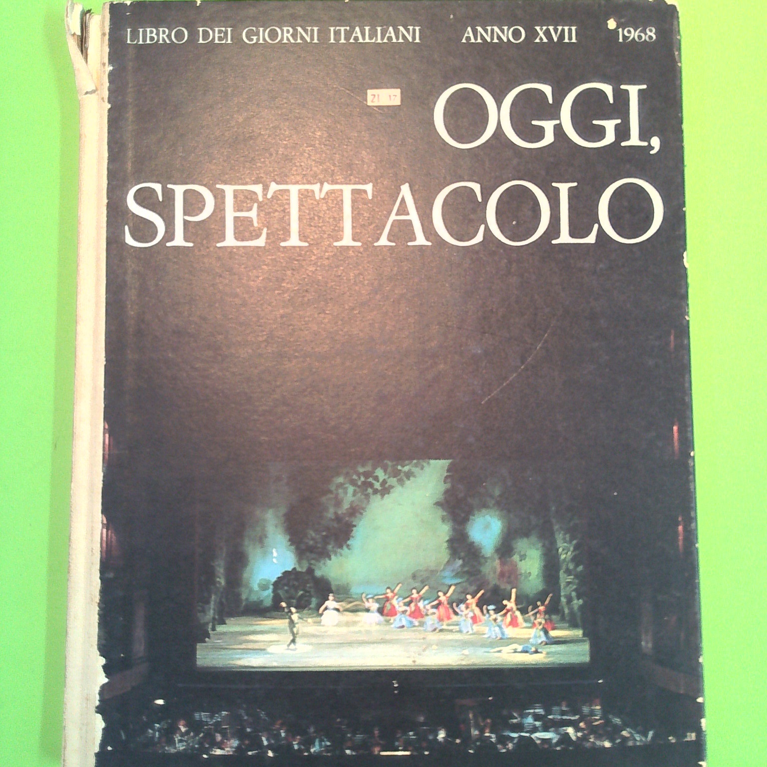 OGGI SPETTACOLO LIBRO DEI GIORNI ITALIANI 1968