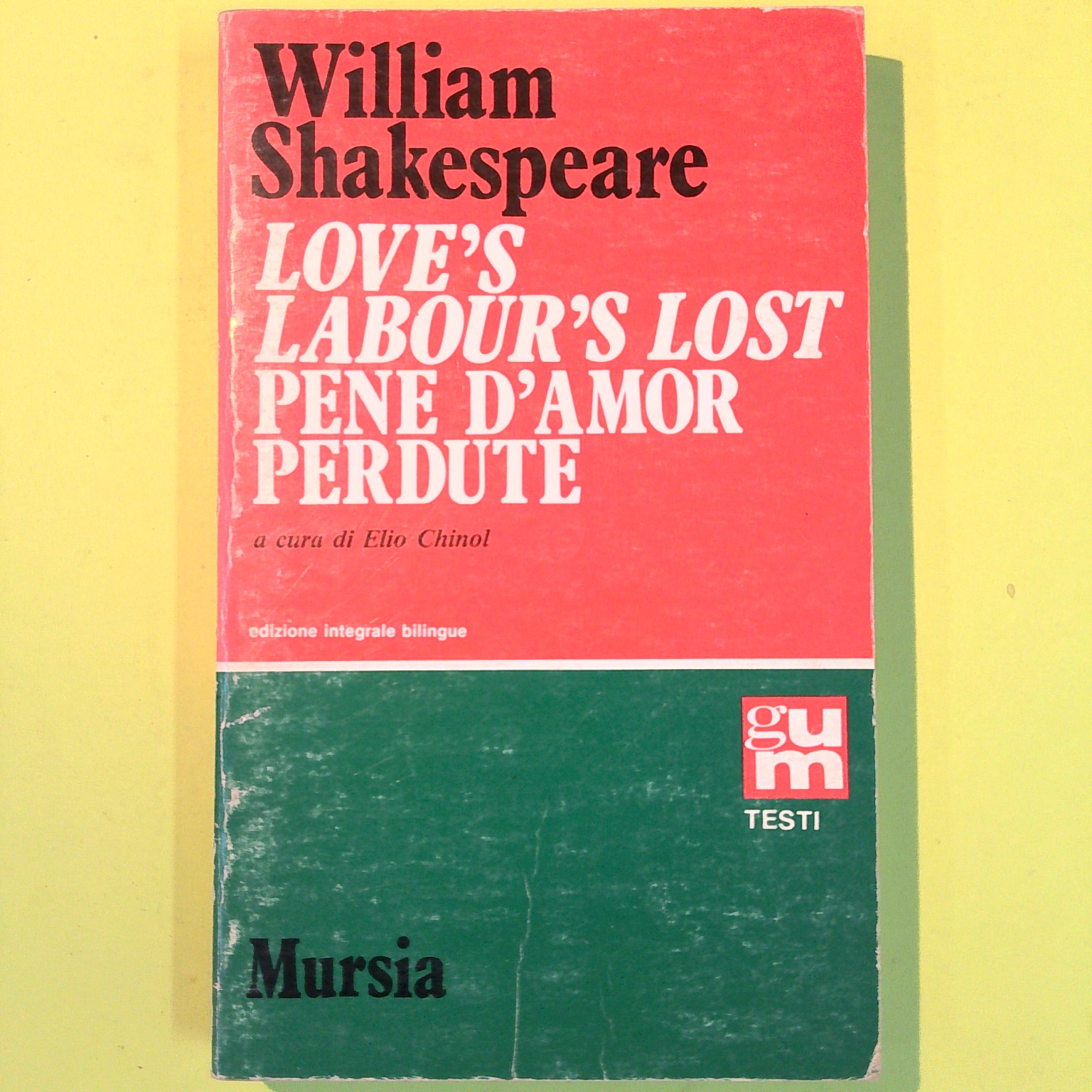 PENE D'AMOR PERDUTE LOVE'S LABOUR'S LOST