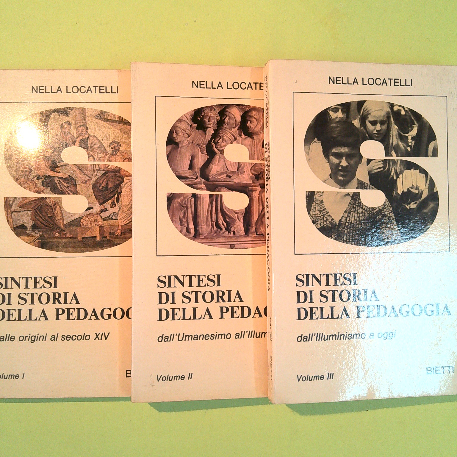 SINTESI DI STORIA DELLA PEDAGOGIA 3 VOLUMI