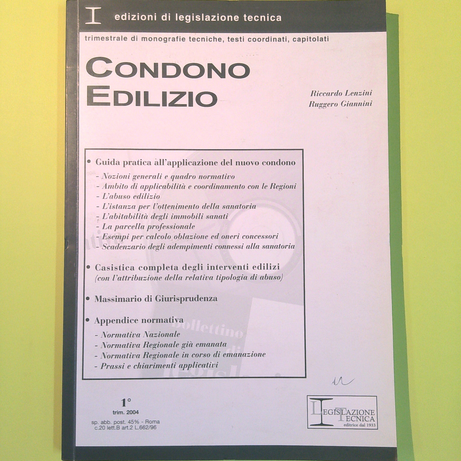 CONDONO EDILIZIO