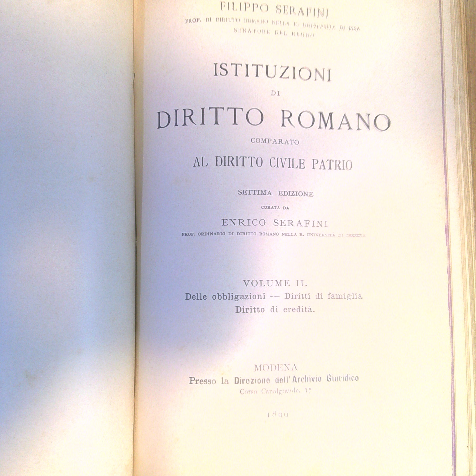 ISTITUZIONI DI DIRITTO ROMANO VOL I E II - immagine 3
