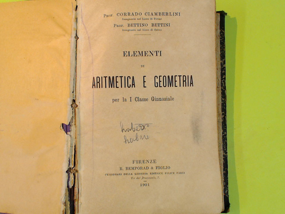 ELEMENTI ARITMETICA E GEOMETRIA + GRAMMATICA LATINA - immagine 2