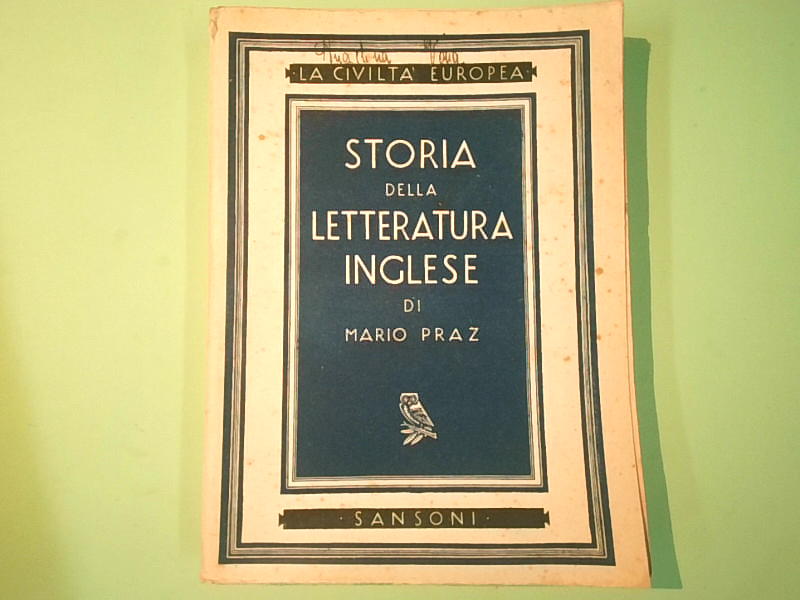 STORIA DELLA LETTERATURA INGLESE