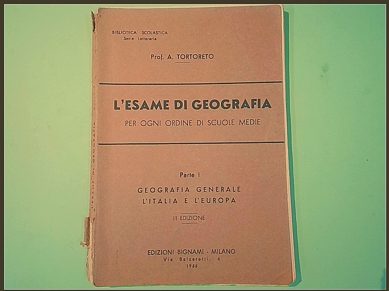 L'ESAME DI GEOGRAFIA PARTE I