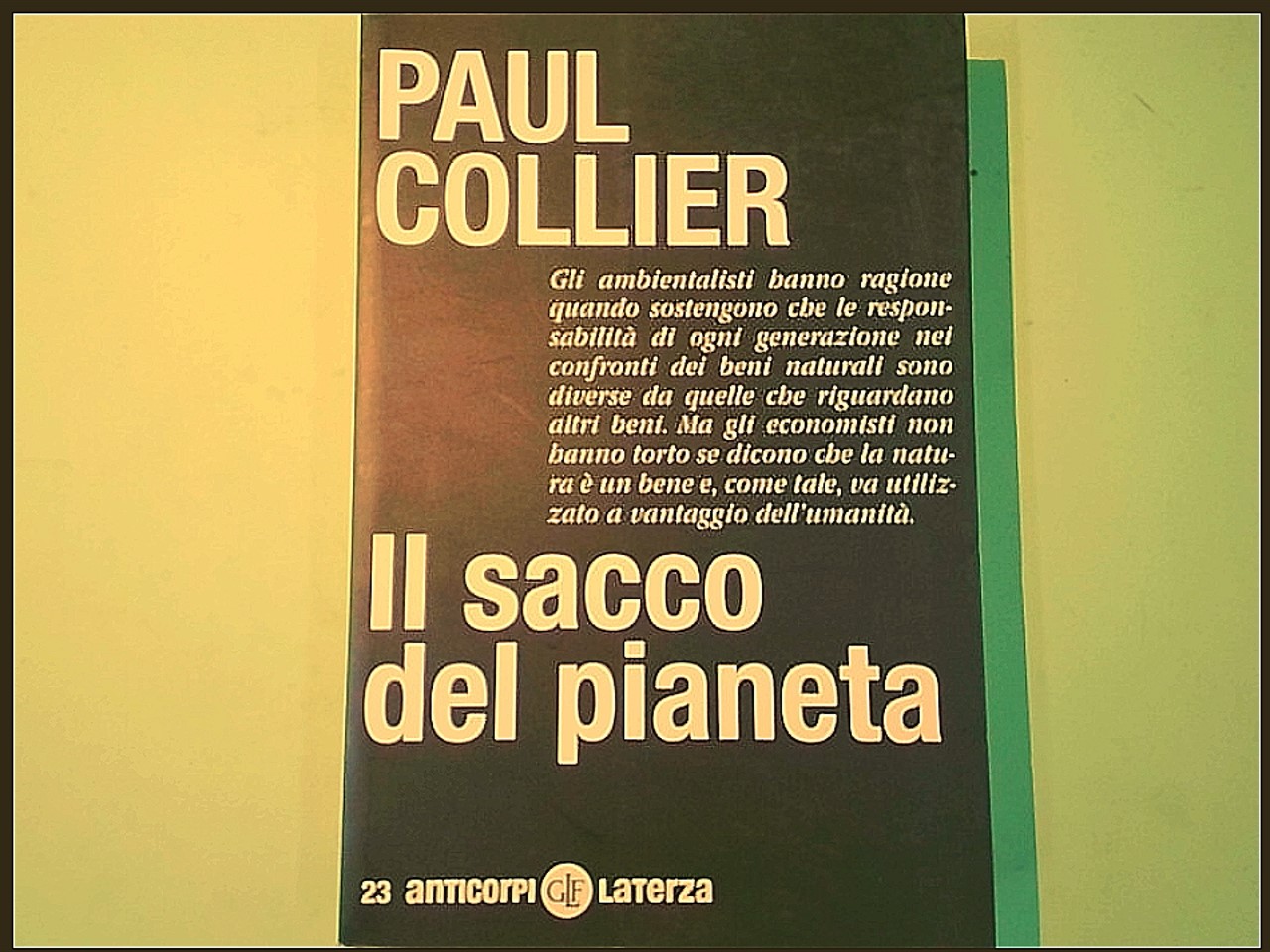 IL SACCO DEL PIANETA