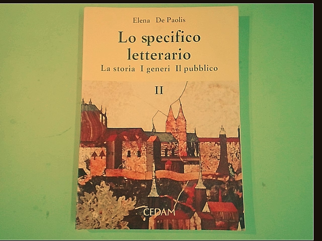 LO SPECIFICO LETTERARIO LA STORIA I GENERI IL PUBBLICO VOL II