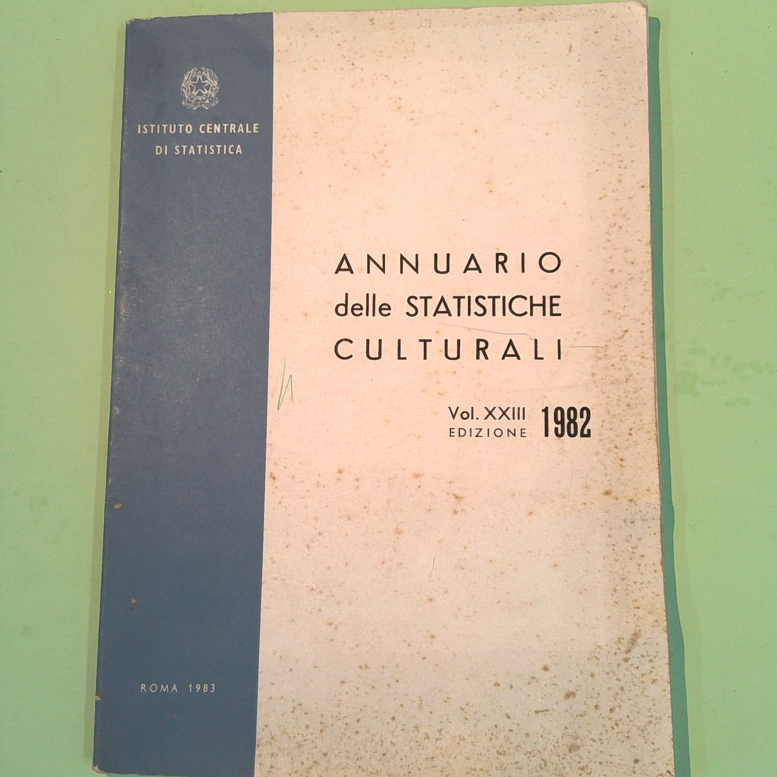 ANNUARIO DELLE STATISTICHE CULTURALI